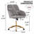 Adjustable Office Chair, Armchair, Swivel Chair With Metal Base-730896495-730896492