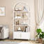 181.7cm H x 80.1cm W Iron Bookcase-1041532992