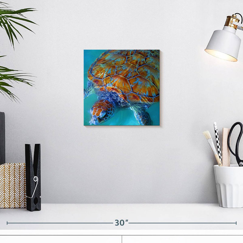 Brampt Cayman Sea Turtle, 10" H x 10" W