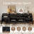 71'' Mid-Century Modern Tv Stand with 4 Drawers & 4 Cabinet Doors, Media Console For Living Room And Office-100696061