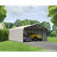 Abri d'auto en acier avec 3 ensembles muraux, 20X24X09-113506819
