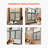 RV Screen Door Protector Door Grille Easy to Install Disassemble-114396687