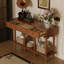 Console américaine de style rétro brun