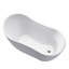 54" X 28" Freestanding Soaking Acrylic Bathtub-89293979