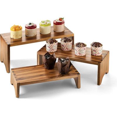Présentoir à petits gâteaux 3 pièces 3 pièces