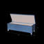 Banc de rangement rembourré avec pieds en bouleau-339782468
