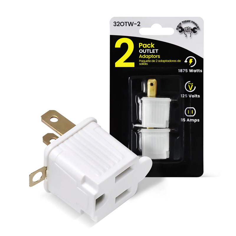 Adaptateur de mise à la terre à une prise