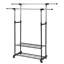 Genoveva Adjustable Rolling Clothing Rack