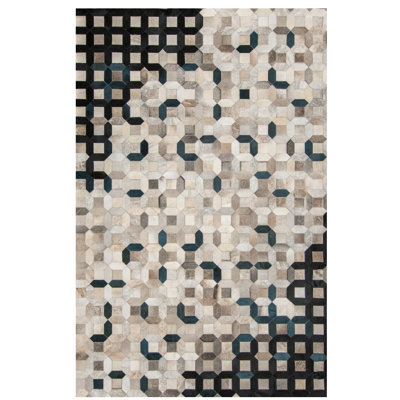 Tapis treillis - noir