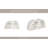 Latitude Run® Elegant 24" Curved 3-Shelf MDF White Wall Storage: Transformative Home Decor Solution For Efficient Organization And Style
