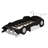 Twin Size Race Car-Shaped Platform Bed With Wheels, Wood Car Bed Frame For Kids, No Box Spring Needed-1307719074