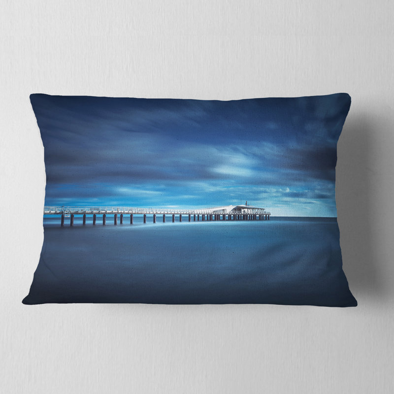 Coussin Seascape Cloudy Sky Calm Waters