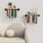 2 Piece Floating Bookshelf Set