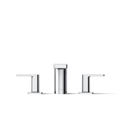 Parallel Two-Handle Deck-Mount Bath Faucet