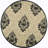 Arneshia Damask Sand/Black Area Rug-20794553