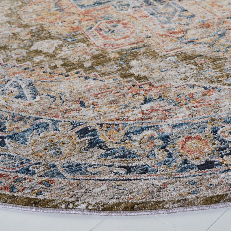 Silverado Performance Oriental Rug, Round 6'4"