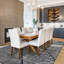 Tapis contemporain délavé à motif géométrique-490218698