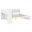 Lit de repos Ã©lÃ©gant avec tablettes de rangement, meuble Ã  chaussures et ports de recharge USB-754596295