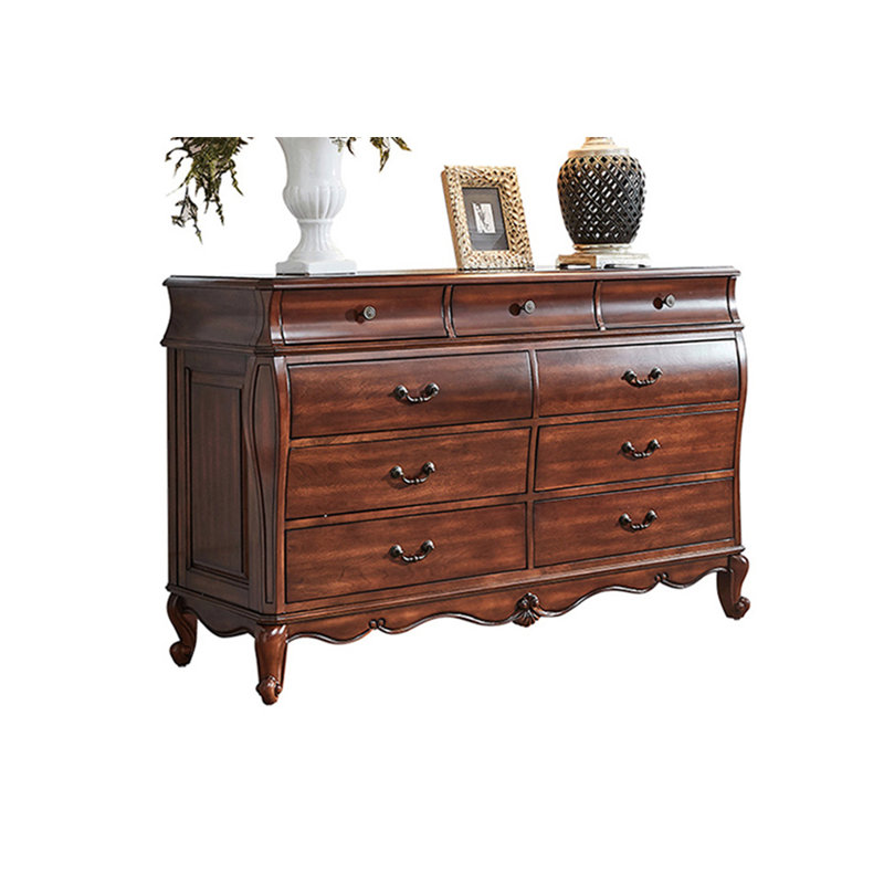 European Style Simple Bucket Cabinet Accent Chest