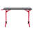 Arelia Curved Metal Base Writing Desk