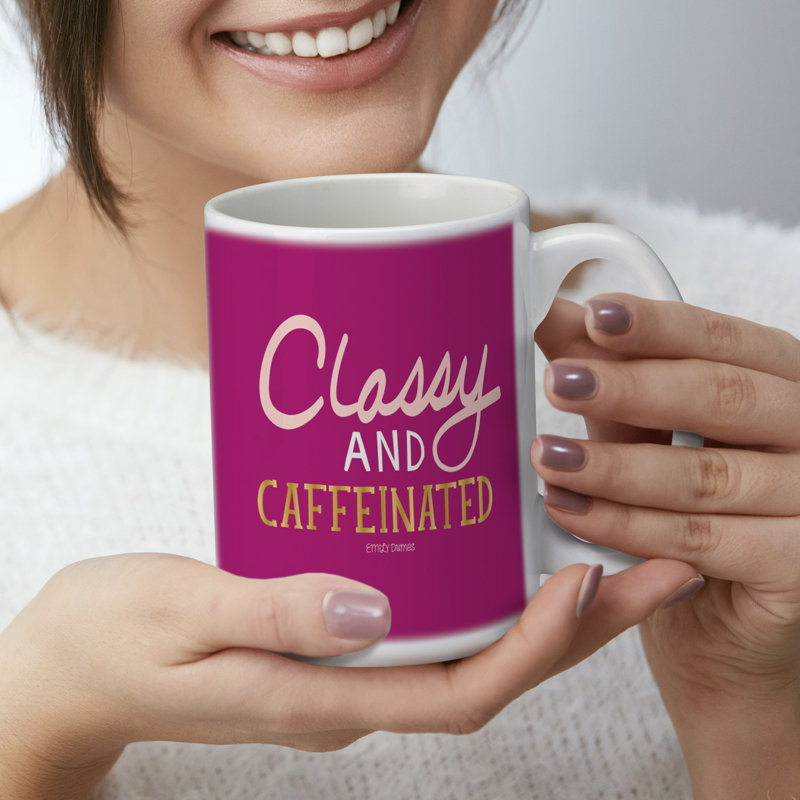 Highland Home 15 oz. Tasse décorative en céramique