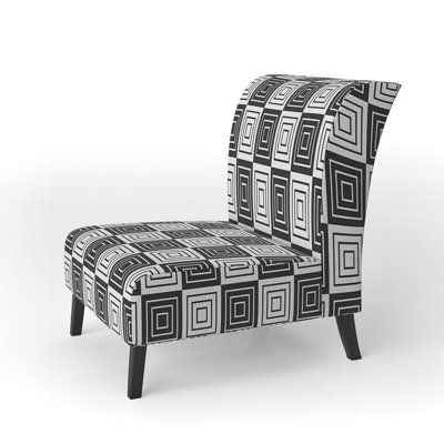 Fauteuil de chambre rembourré Mid-Century