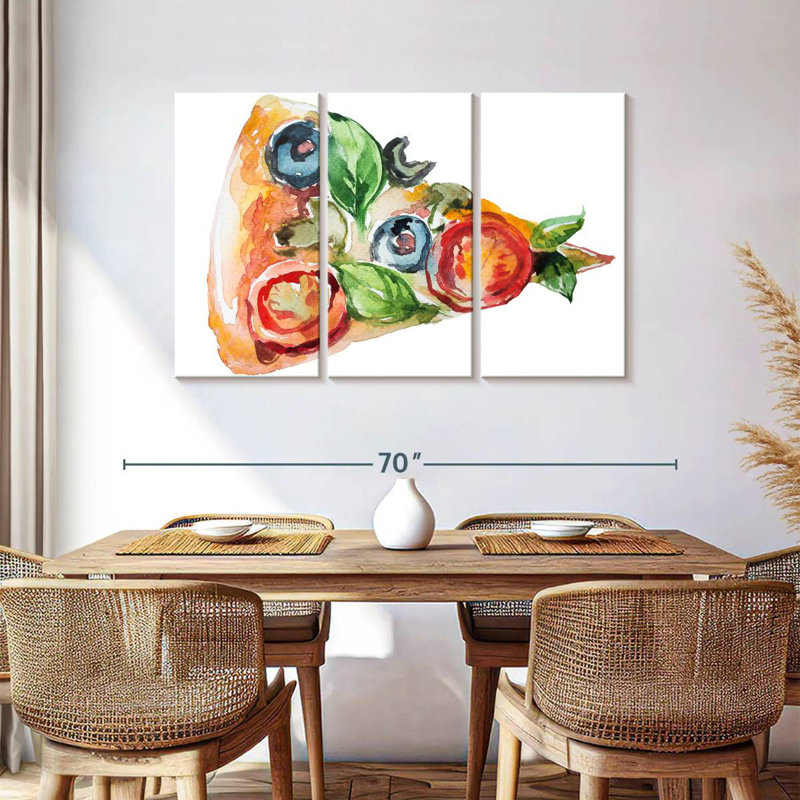 Yarlin Pizza Slice, 36" H x 57" W