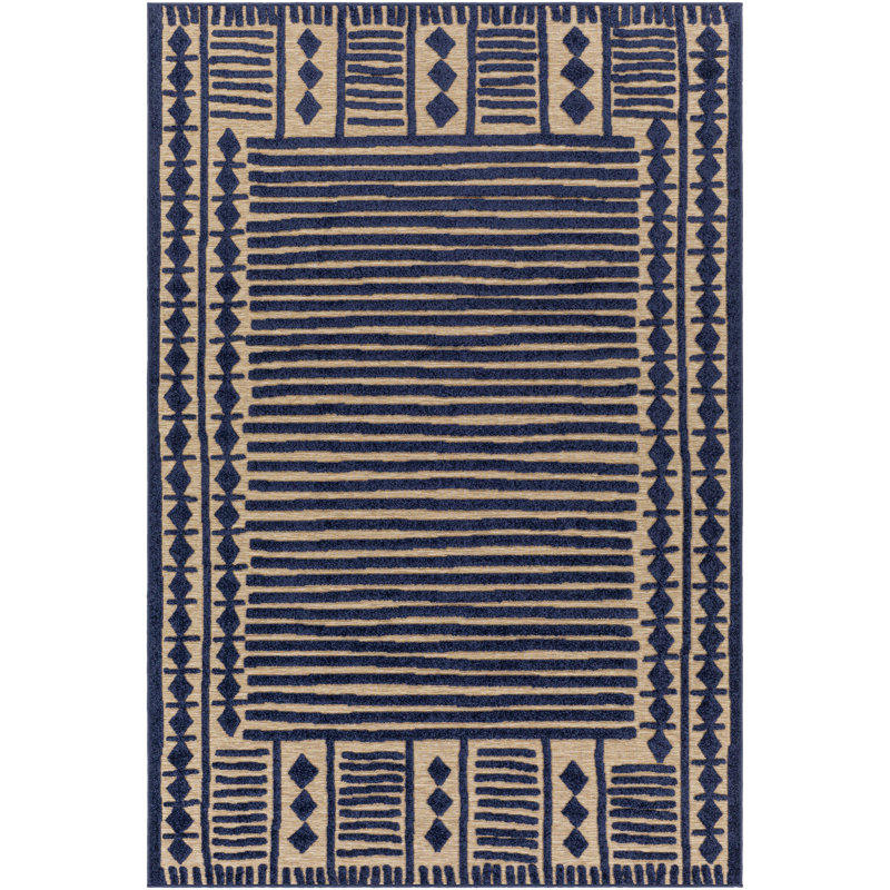 Benge Indoor / Outdoor Rug, Rectangle 6'7" x 9'