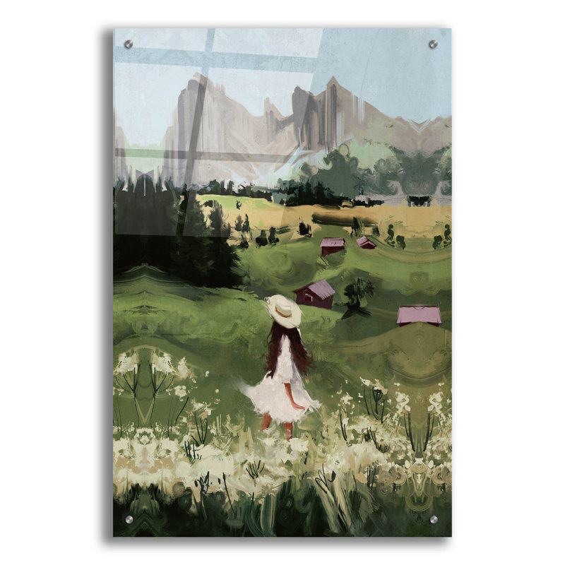 Art mural en verre acrylique, H 36 po x l 24 po x P 0,2 po
