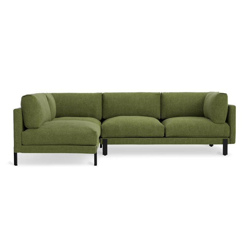 Silverlake Sectional - Left Facing, Bastille Clover