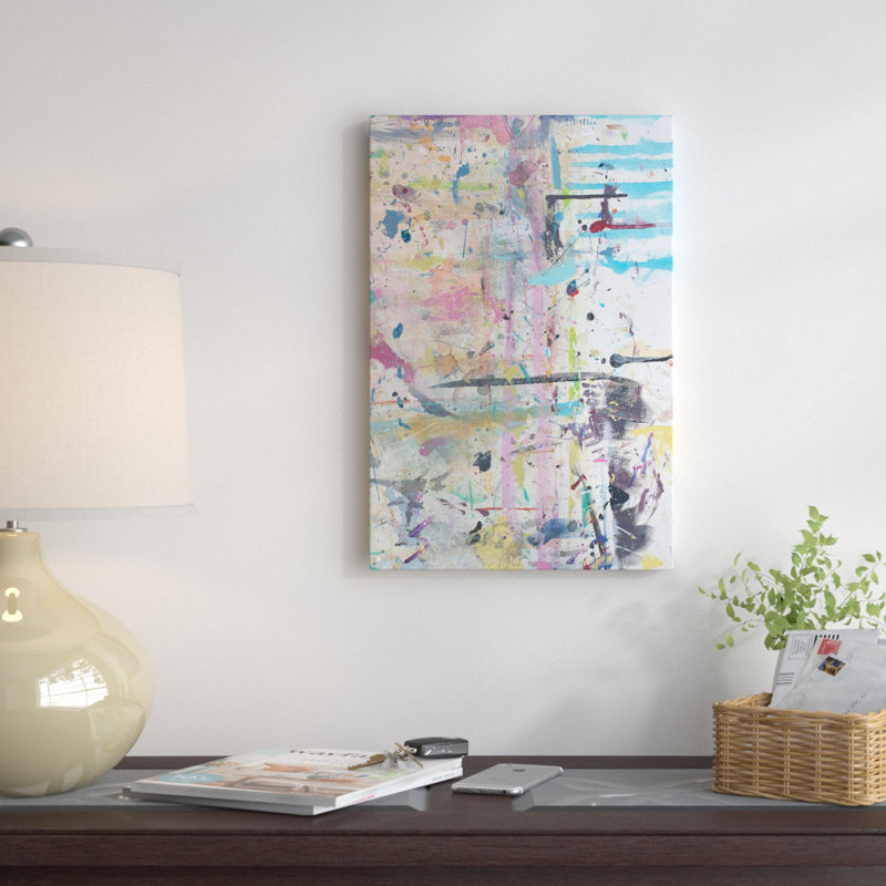 « dc iii », art mural sur toile tendue, H 18 po x l 12 po x P 1,5 po, Pas de tapis, Toile tendue
