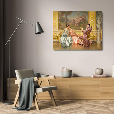 «The Poetry Reading» par Vittorio Reggianini - Art mural sur toile tendue avec châssis