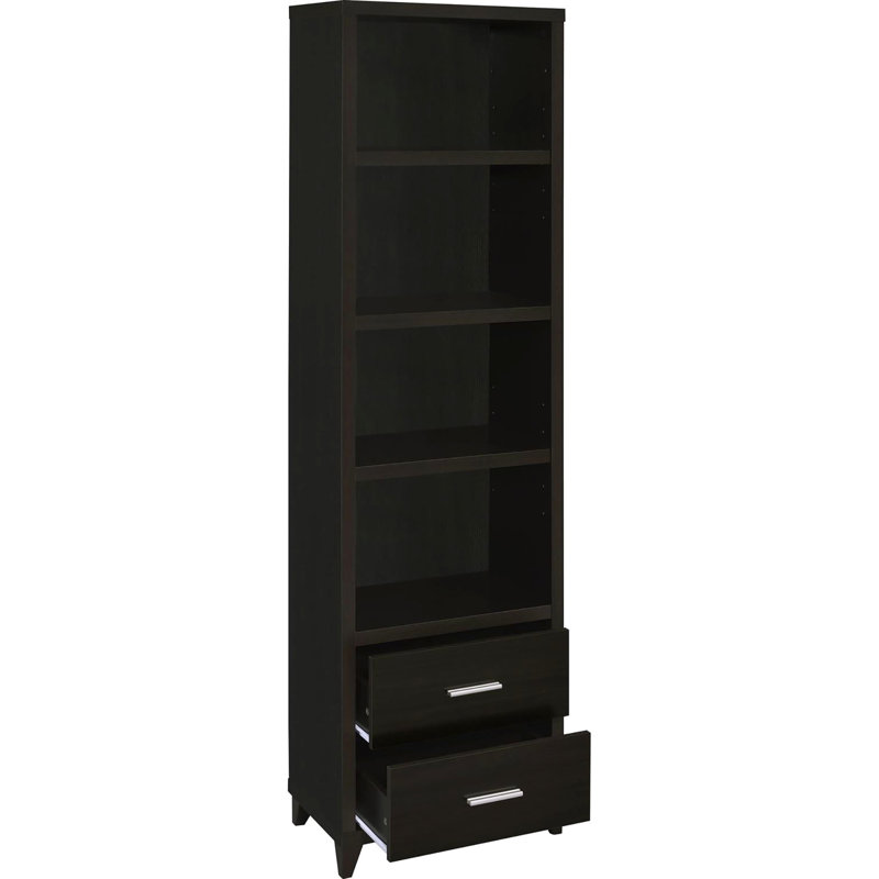Tour de rangement multimédia Cappuccino - Tablettes horizontales pour une commodité moderne