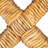 Woven Water Hyacinth and Wood Stool-1875503023