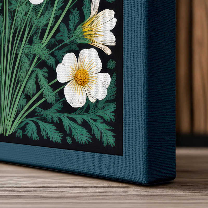 Print, 24x16 - 61.0 x 40.6 cm, Teal Border