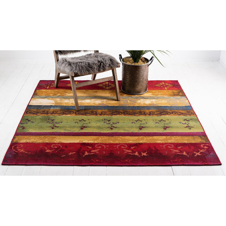 Merrimac Washable Floral Indoor / Outdoor Rug