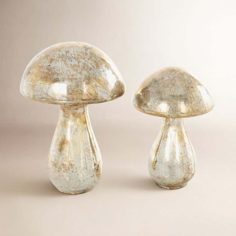 Elspeth 2 Piece Sculpture Set, Gold