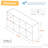 8-Grid Cube Storage Bookcase, Simple Compartment Open Bookshelf, Oak Colour
