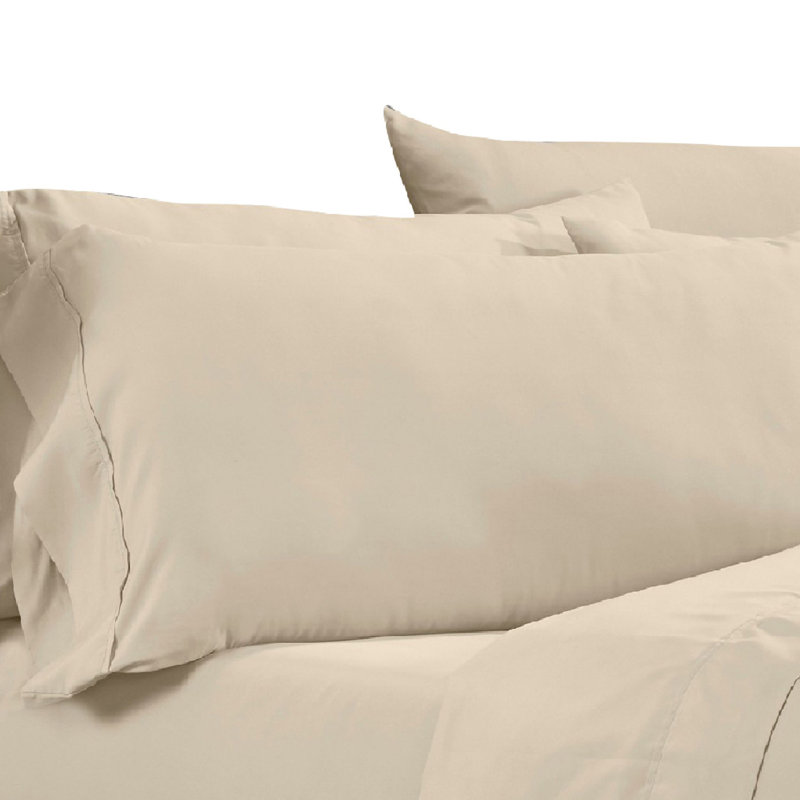  Ensemble de draps en microfibre Minka, Blanc, Simple