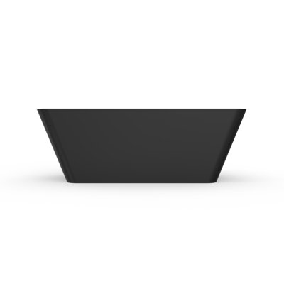 67 Inch Freestanding Solid Surface Soaking Bathtub For Bathroom