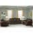 Cuir véritable gris acier