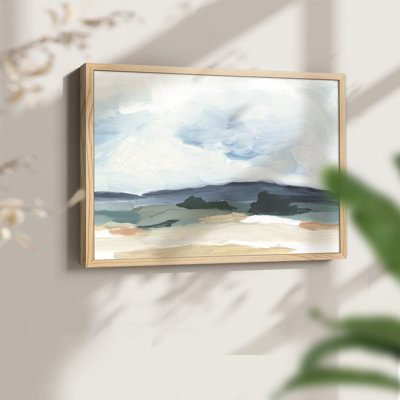 Pastel Vista II - reproduction encadrée