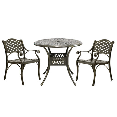 Ensemble bistro 3 pièces Darby Home Co