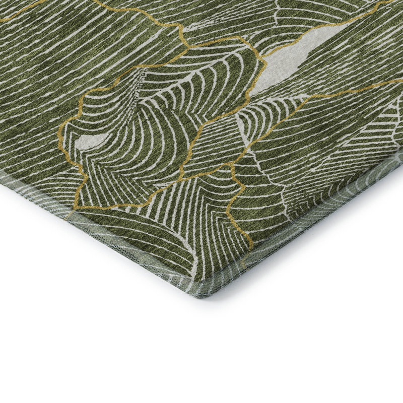 Tapis de qualité supérieure lavable à la machine Cossette AMF1048, Round 8'