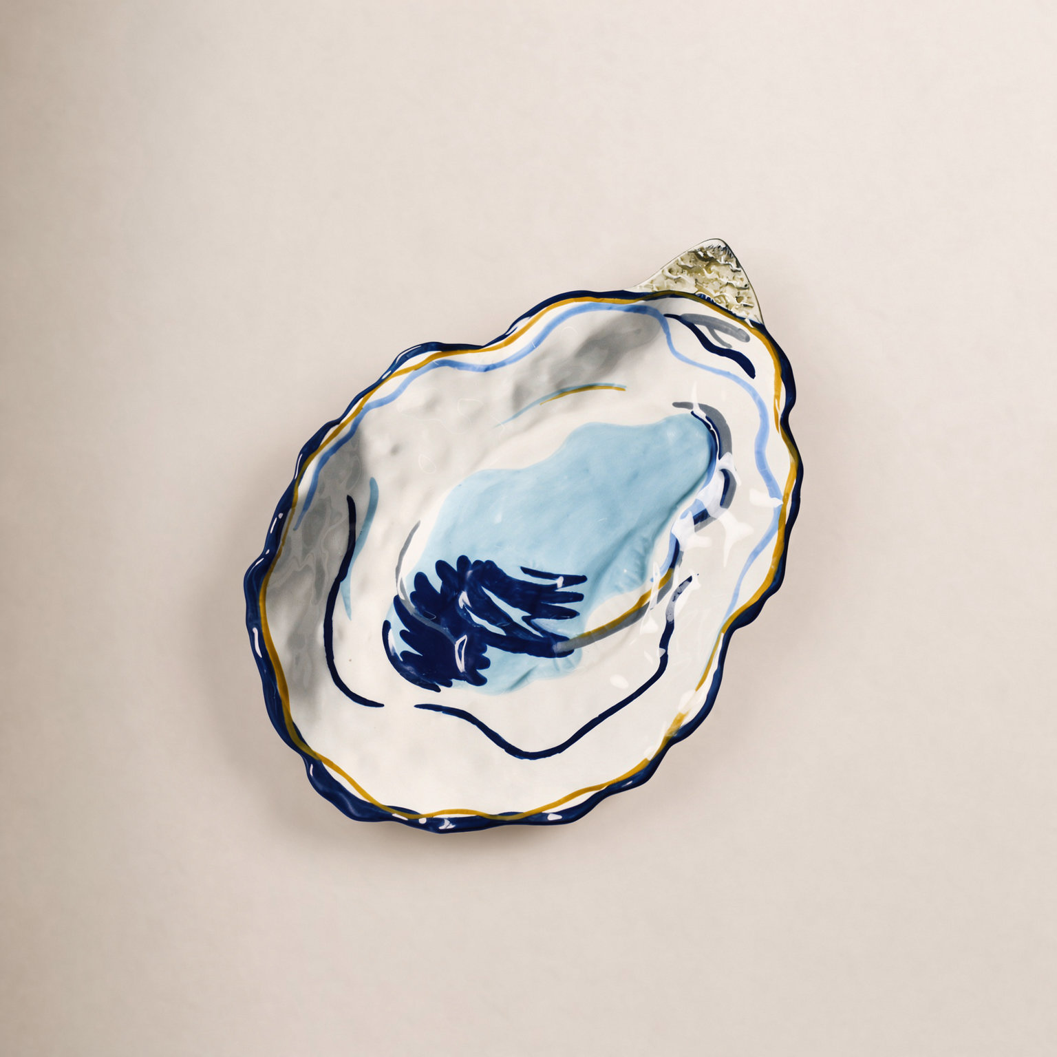 Ceramic Platter, 3.1" W x 4.5" L x 1" H