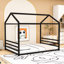 Grand lit plateforme grand avec toit-594671957-594671958
