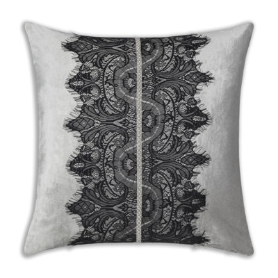 Coussin en velours Alisa