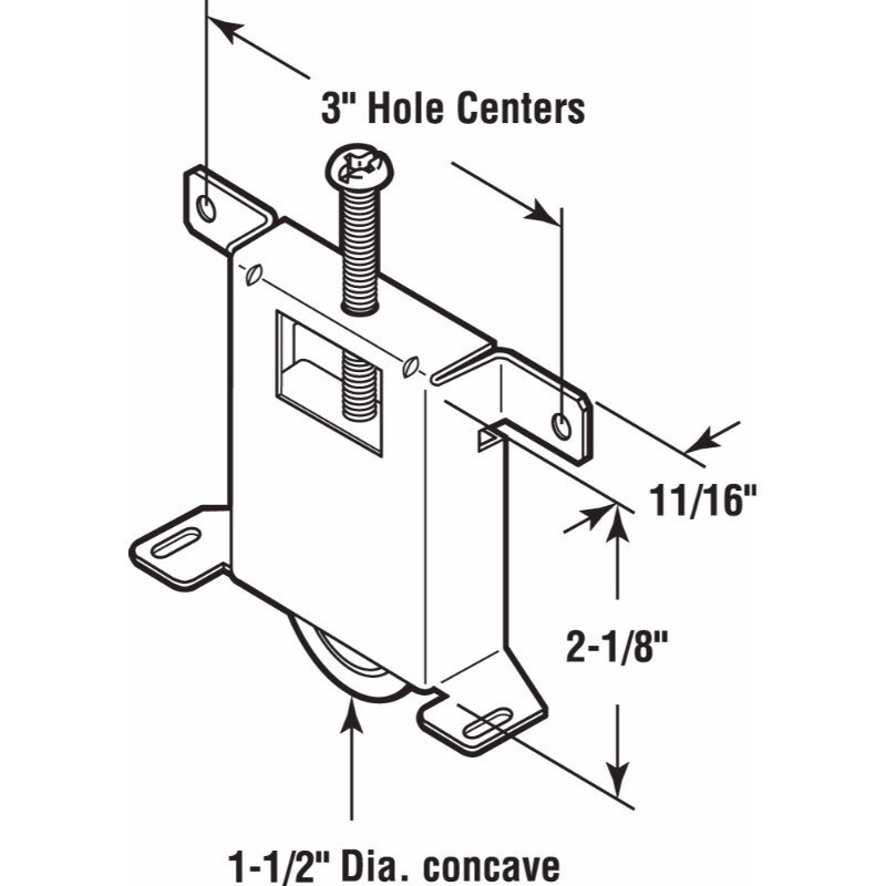 Concave Mirror Door Roller