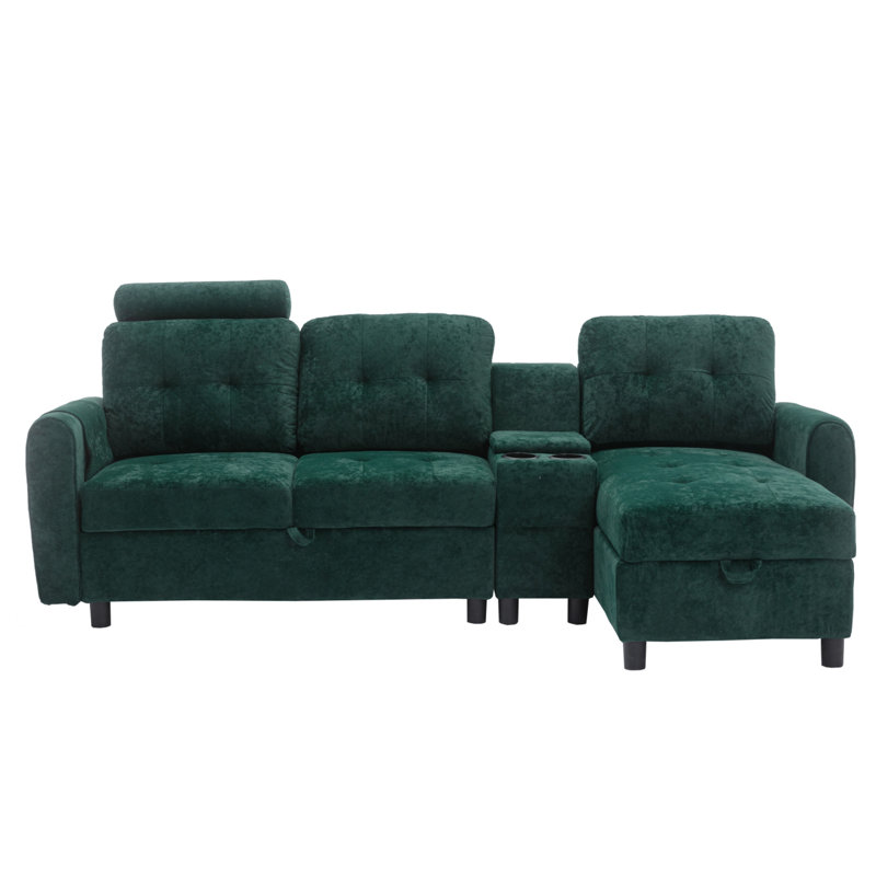 Canapé modulaire moderne, Emerald Polyester