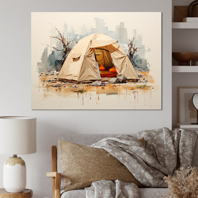 " Camping Tent Outdoor Adventure "